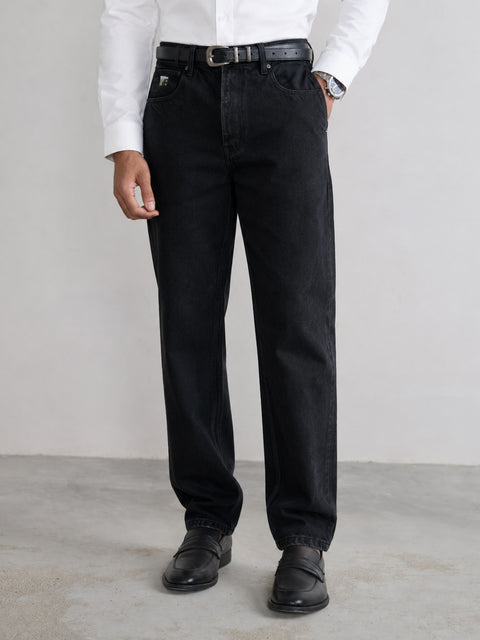 Loose Fit Rigid Denim Jeans