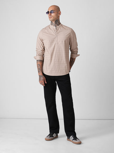 KNITTED STRAIGHT FIT JEANS