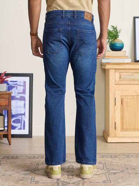 Twill Solid Straight Fit Jeans