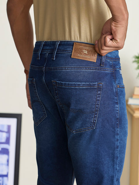 Twill Solid Straight Fit Jeans