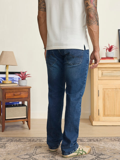 Twill Solid Straight Fit Jeans