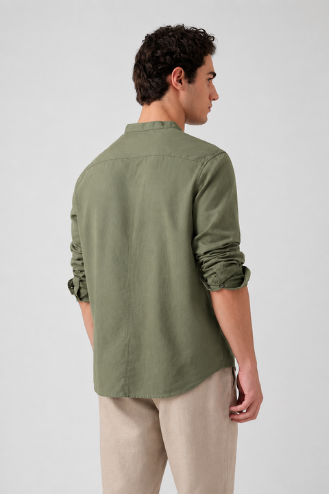 Cotton Mandarin Collar Kurta