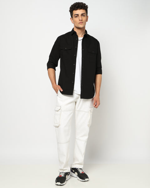 VARON Black Utility Shirt
