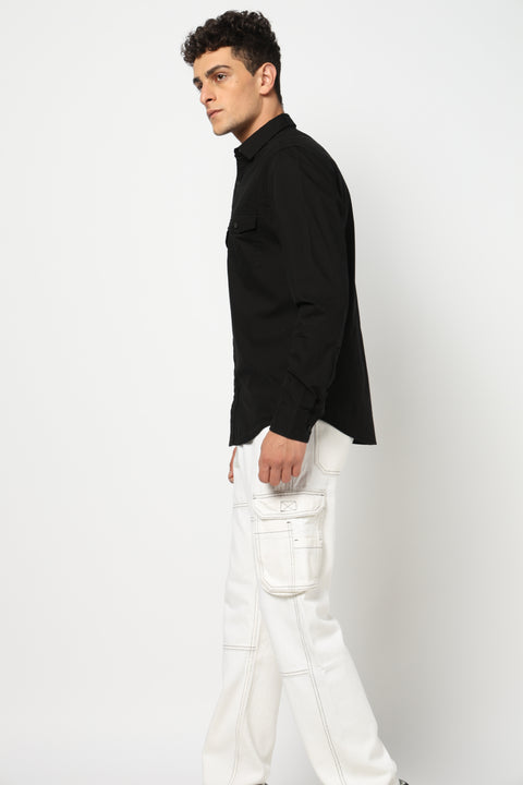 VARON Black Utility Shirt