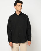 ALTON Black Solid Shirt