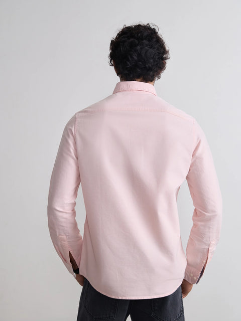 Plain Tailored Fit Oxford Shirt