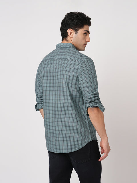 GREY OXFORD TAILORED FIT SHIRT