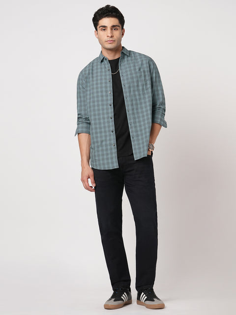 GREY OXFORD TAILORED FIT SHIRT