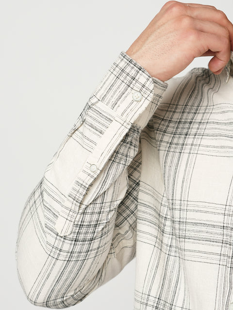 OFF WHITE DOBBY SHIRT