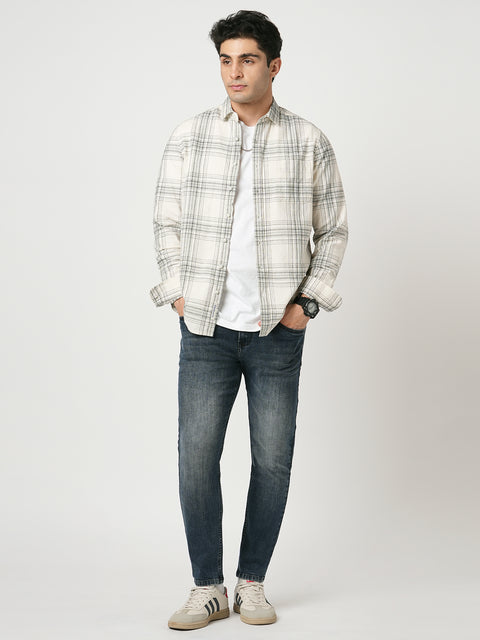 OFF WHITE DOBBY SHIRT