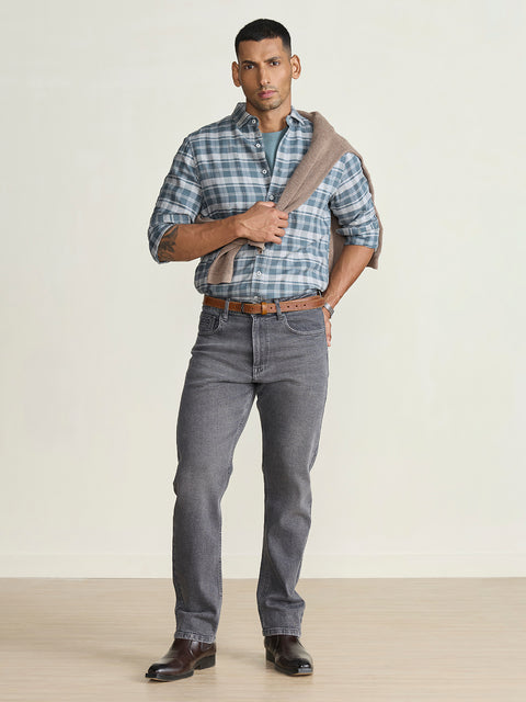 Oxford Checkered Tailored Fit Shirt