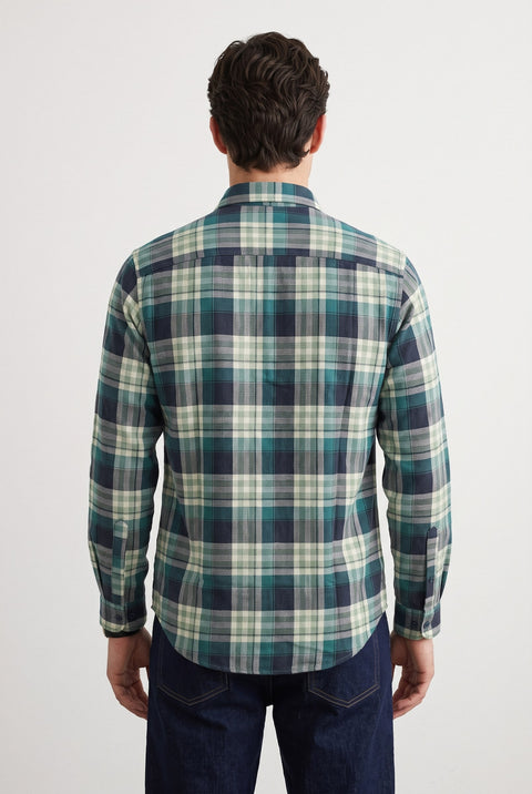 Checked Dobby Cotton Shirt