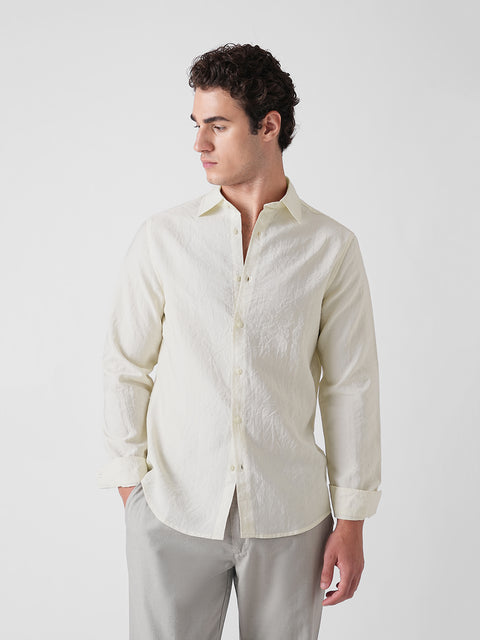 CRUSH VISCOSE BLEND SHIRT