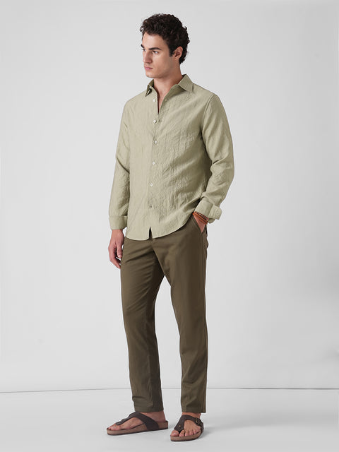 CRUSH VISCOSE BLEND SHIRT