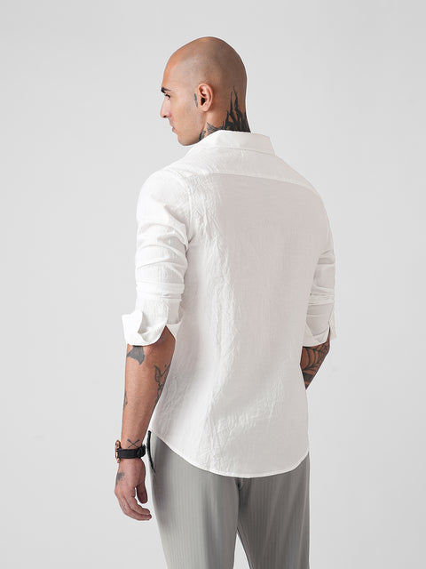 Crush Viscose Blend Shirt