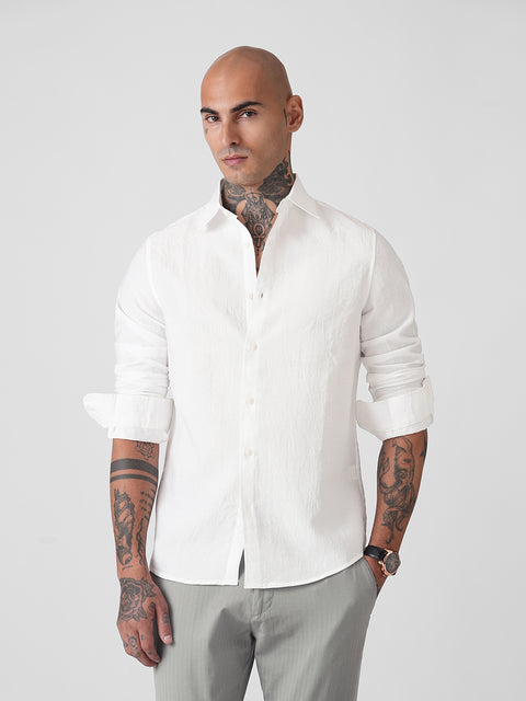 Crush Viscose Blend Shirt