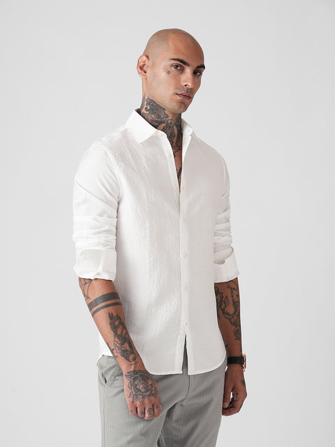 Crush Viscose Blend Shirt