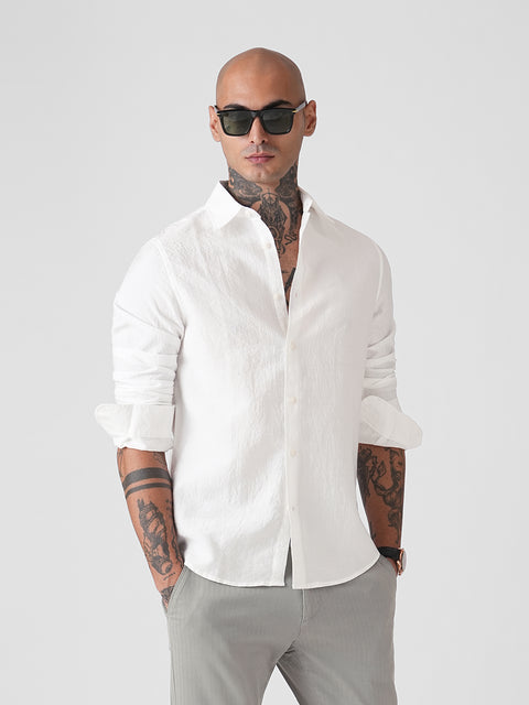Crush Viscose Blend Shirt