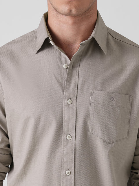 DOBBY COTTON SHIRT
