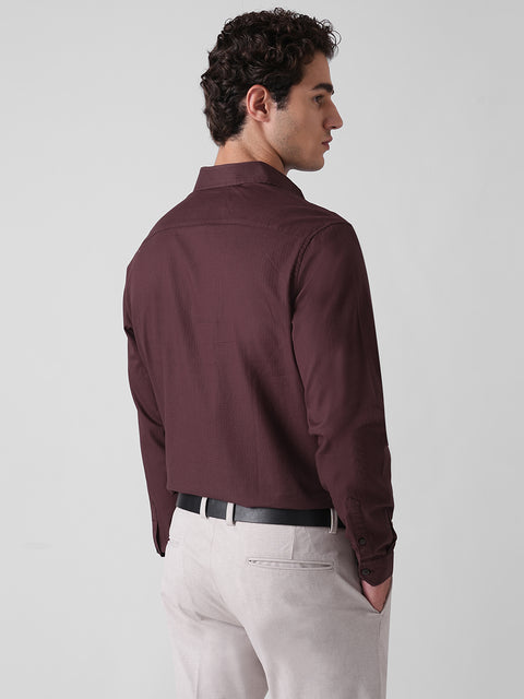 DOBBY COTTON SHIRT