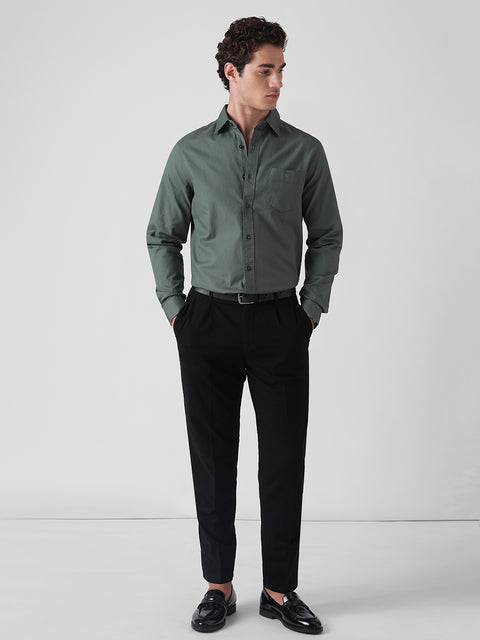 DOBBY COTTON SHIRT