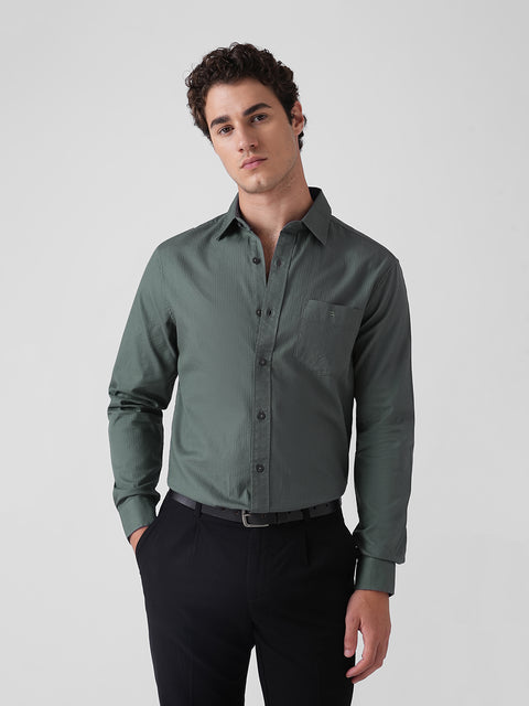 DOBBY COTTON SHIRT