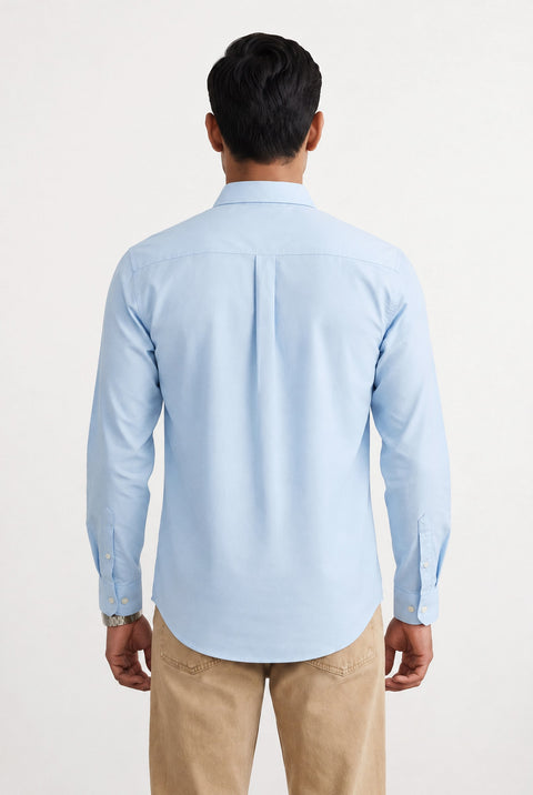 Satin Solid Tailored Fit Shirt