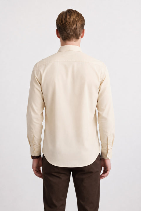 Satin Solid Tailored Fit Shirt