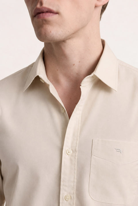 Satin Solid Tailored Fit Shirt