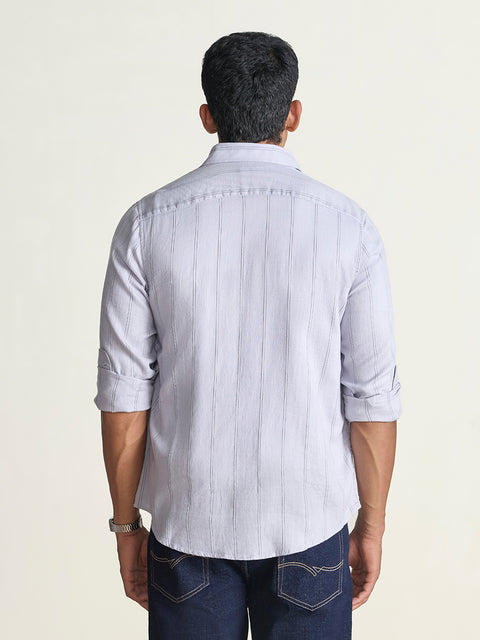 Dobby Striped Tailored Fit Shirt