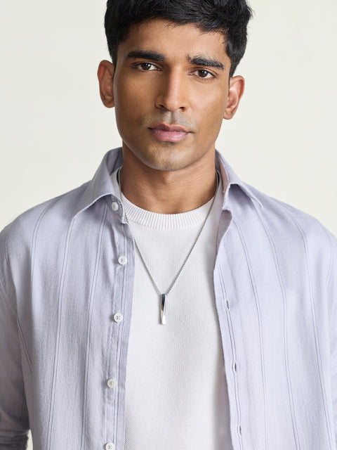Dobby Striped Tailored Fit Shirt