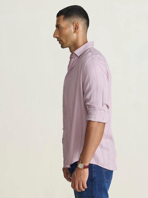 Dobby Striped Tailored Fit Shirt