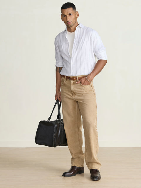 Dobby Striped Tailored Fit Shirt