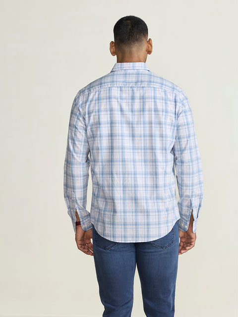 Slub Checkered Tailored Fit Shirt
