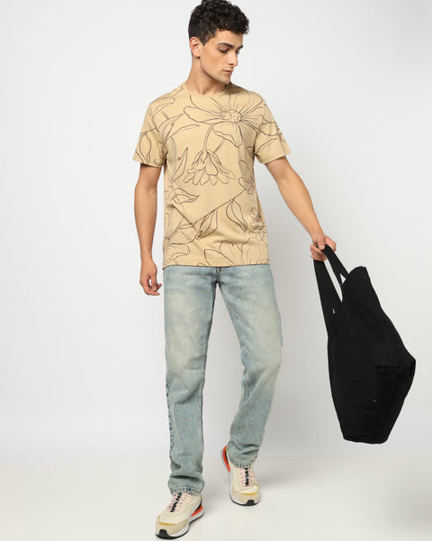 ELION Floral Printed T-Shirt