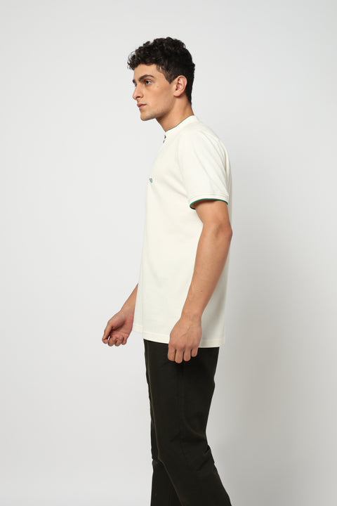 ELION Band Collar T Shirt
