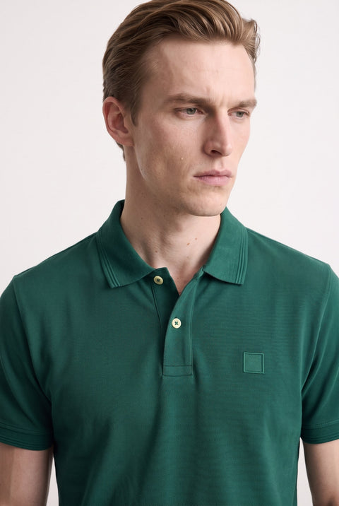 Pique Solid Smart Fit Polo T-Shirt
