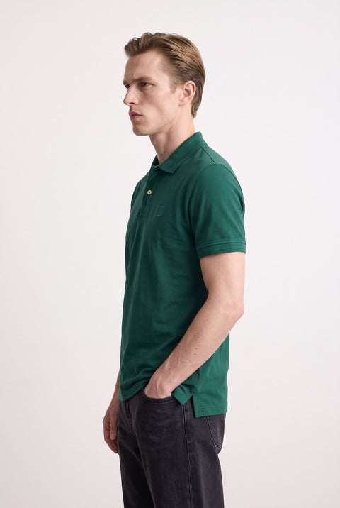 Pique Solid Smart Fit Polo T-Shirt