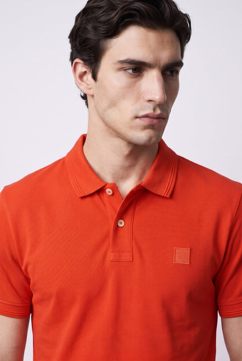 Pique Solid Smart Fit Polo T-Shirt