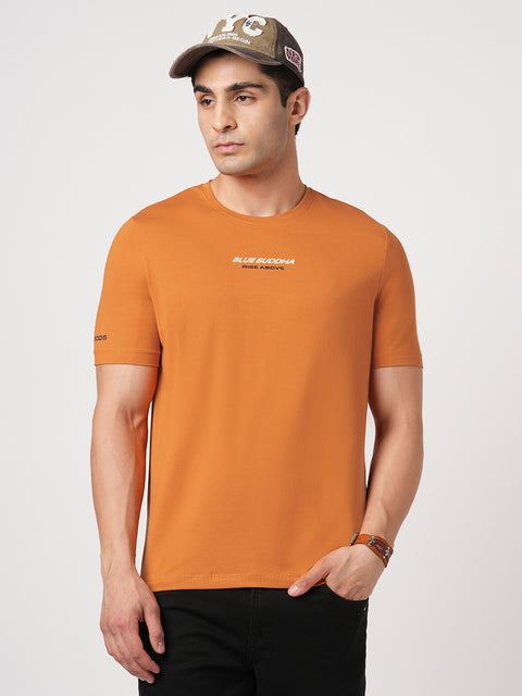 RUST GRAPHIC PRINTED T SHIRT