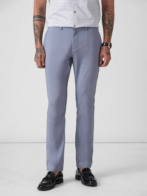 BLUE SLIM FIT TROUSERS