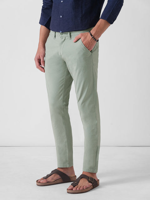 MINT SLIM FIT DOBBY TROUSER