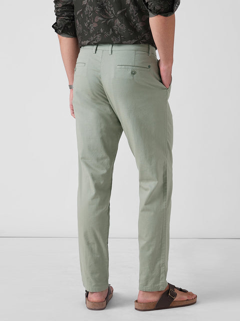 MINT RELAXED FIT LINEN TROUSER