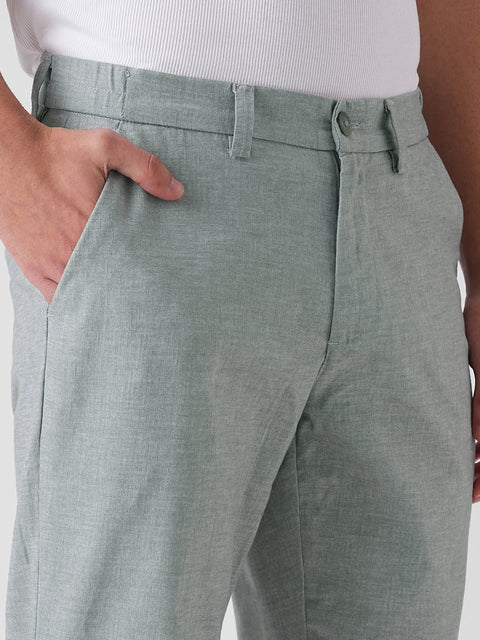 GREY TRAVELLER DOBBY TROUSER