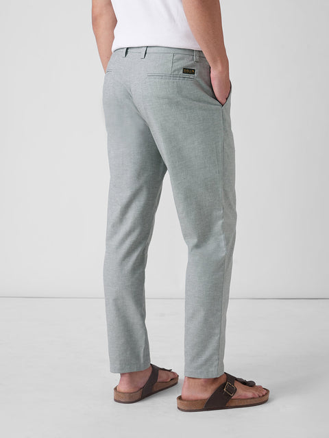 GREY TRAVELLER DOBBY TROUSER