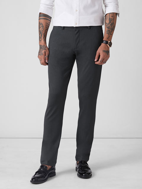 DARK GREY SLIM FIT TROUSERS