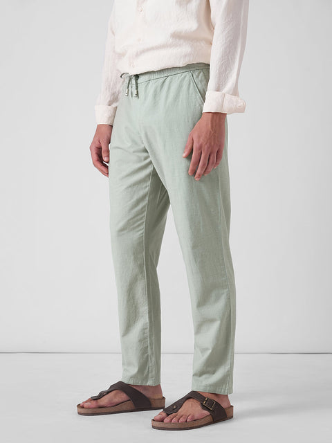 Olive Dobby Traveller Trousers