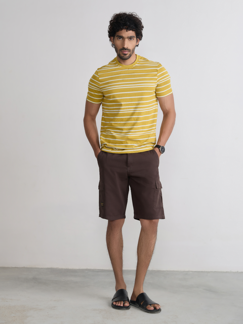 Slim Fit Cotton Shorts