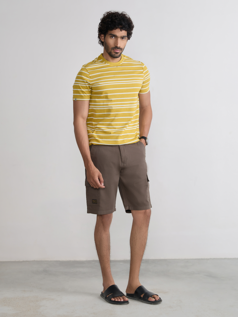 Slim Fit Cotton Shorts