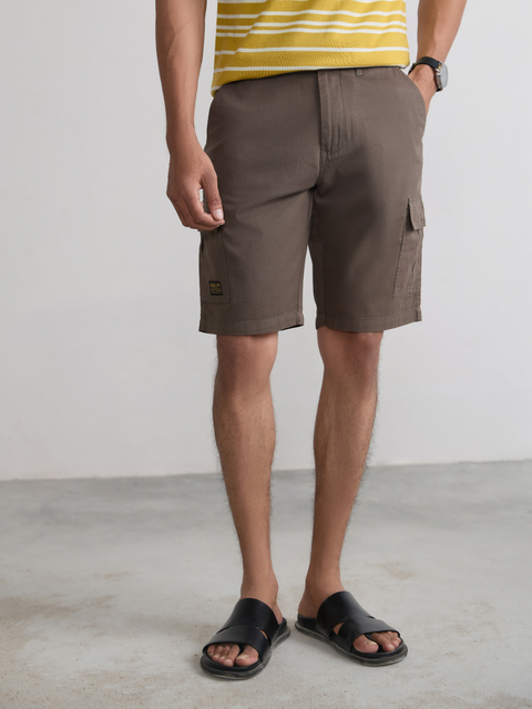 Slim Fit Cotton Shorts